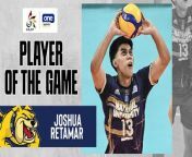 UAAP Player of the Game Highlights: Joshua Retamar shows veteran smarts for NU against Adamson from ck nu