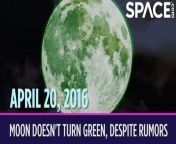 On April 20, 2016, the moon did not turn green. The moon has never been green and will probably never turn green, despite what any viral internet memes may tell you. &#60;br/&#62;&#60;br/&#62;This hoax started in 2016 when someone jokingly posted a meme on Facebook claiming that the moon would turn green on May 29. After it went viral, someone thought it would be funny to alter it by changing the date to 4/20 and adding that this only happens every 420 years. Allegedly, the moon turns green because of its close proximity to Uranus in the night sky. Uranus actually is green, but it&#39;s also almost 2 billion miles away, and there&#39;s really no way it could illuminate the surface of the moon. It&#39;s so dim that it&#39;s nearly impossible to see without a telescope or binoculars. Even though the moon failed to turn green, people continue to share these &#92;