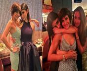 Mouni Roy showered love on Mandira Bedi, as she turned 52 on Monday, and said, &#39;may happiness always be with you&#39;. The &#39;Naagin&#39; actress took to Instagram Stories to share a love-filled picture with the birthday girl.In the image, Mandira is dressed in a black and white checkered print short dress paired with red heels, while Mouni opts for a black sleeveless gown.&#60;br/&#62;#mouniroy #mandirabedi #birthday #bollywood #trending #viralvideo #entertainmentnews