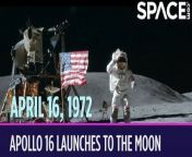 On April 16, 1972, Apollo 16 launched to the moon! Apollo 16 was NASA&#39;s fifth lunar landing and the penultimate mission of the entire Apollo program. &#60;br/&#62;&#60;br/&#62;Three NASA astronauts were on board: John Young, the commander, Ken Mattingly, the command module pilot, and Charlie Duke, the lunar module pilot. They lifted off from Kennedy Space Center on a Saturn V rocket and spent three days cruising to the moon. After orbiting the moon for about a day, Young and Duke took the lunar module down to the surface while Ken Mattingly stayed behind in the command module. They landed in the lunar highlands to look for volcanic rocks, but they didn&#39;t find any. They collected plenty of other moon rocks, though, and they brought more than 200 pounds back to Earth.