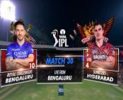 RCB won the toss and decided to bowl. &#60;br/&#62;&#60;br/&#62;Stadium:M. Chinnaswamy Stadium&#60;br/&#62;&#60;br/&#62;RCB vs SRH HIGHLIGHTS, IPL 2024: Sunrisers thump Bengaluru with record-breaking T20 score, Karthik’s 83 in vain. &#60;br/&#62;&#60;br/&#62;