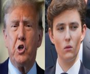 Donald Trump&#39;s first criminal trial is underway, and he&#39;s crying foul because it may cause him to miss a major milestone in his youngest son&#39;s life. Some are questioning his sincerity.