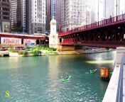 CHICAGO 4K Ultra HD 60fps DRONE Video With Relaxing MusicChicago The Largest City in USA 4k video