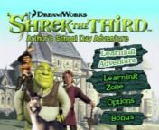 Includes the full game: the Learning Adventure and all 4 Learning Zone mini-games. Played on the original VTech&#39;s V.Smile console, recorded with Elgato HD60, without commentary. &#60;br/&#62;&#60;br/&#62;00:00 Main Menu&#60;br/&#62;00:42 Chapter 1: Shrek Skate&#60;br/&#62;05:07 Chapter 2: Arthur&#39;s Hide and Seek&#60;br/&#62;11:31 Chapter 3: Mountain Run&#60;br/&#62;21:03 Chapter 4: Lost in the Catacombs&#60;br/&#62;27:18 Learning Zone: Gingy&#39;s Stack-Up&#60;br/&#62;32:27 Learning Zone: Stage Hands&#60;br/&#62;34:37 Learning Zone: Pack It Up&#60;br/&#62;36:55 Learning Zone: Spirit Squad&#60;br/&#62;40:00 Bonus: Photo Gallery &amp; Donkey Talk&#60;br/&#62;&#60;br/&#62;If you enjoyed watching this video, please leave a like and subscribe! I would very much appreciate it!&#60;br/&#62;&#60;br/&#62;Summary: When Shrek, Donkey and Puss in Boots show up at Worcestershire Academy, the fun really begins. It&#39;s up to you, Shrek, Donkey and Puss in Boots to find young Artie, the next king of Far Far Away. Join the gruesome gang on a swamp chase as they pursue Artie through villages, forests, and dark catacombs while dredging up lessons in classifications, patterns, logic, spatial sense, basic math and more! &#60;br/&#62;&#60;br/&#62;Release Date - July 1, 2007&#60;br/&#62;Genre - Platformer, Arcade, Puzzle, Adventure&#60;br/&#62;Platforms - V.Smile, V.Smile V Motion, V.Smile Pocket, V.Smile Cyber Pocket, V.Smile PC Pal&#60;br/&#62;Publisher - VTech, Dreamworks&#60;br/&#62;Developer - VTech, Dreamworks&#60;br/&#62;&#60;br/&#62;My Xbox gamertag: TGG Yari&#60;br/&#62;My PlayStation gamertag: ToughGamingGuyYT&#60;br/&#62;My Steam: ToughGamingGuy