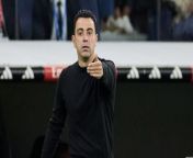 Barcelona head coach Xavi thinks his side &#92;