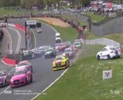 Audi TT Cup Racing Groups A an B 2024 Brands Hatch Race 2 Start Pile Up from video pamer tt di ciwidey