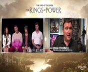 CinemaBlend discusses “The Lord of the Rings: Rings of Power” with the cast including Morfydd Clark, Trystan Gravelle, Charlie Vickers, Lloyd Owen, Maxim Baldry, Ema Horvath, Leon Wadham, Ismael Cruz Córdova, Benjamin Walker, Nazanin Boniadi, and Tyroe Muhafidin. Watch as Sean O’Connell gets their reaction to hearing their show will screen in theatres, working with J.A. Bayona, how long some of them would last in Middle Earth, and much more!