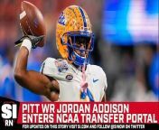 Pitt WR Jordan Addison Enters NCAA Transfer Portal