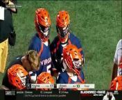 Virginia men&#39;s lacrosse head coach Lars Tiffany reacts to UVA&#39;s first round win at Brown.
