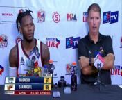 Interview with Best Player CJ Perez and Coach Jorge Gallent [Apr. 26, 2024] from cj miles barbieddoll