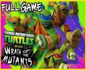 Teenage Mutant Ninja Turtles Arcade: Wrath of the Mutants FULL GAME Co-Op Longplay from fucy co