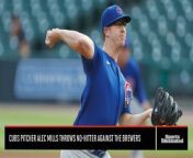 Alec Mills has thrown a no-hitter for the Chicago Cubs.The 28-year-old right-hander threw a career high 114 pitches with 5 strikeouts to shut down the Milwaukee Brewers.Mills completed the 16th no-Hitter in Chicago Cubs history on SundayThe 22nd round draft pick out of Tennessee-Martin, received a ton of run support in this gem as the Cubs defeated the Brewers 12-0.The Chicago Cubs are currently in first place in the NL Central.
