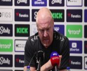 Dyche on Everton shock 2-0 Liverpool win&#60;br/&#62;&#60;br/&#62;Goodison Park, Liverpool UK