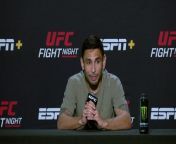 Alex Perez previews his UFC Fight Night clash with Matheus Nicolau in the flyweight division, to be held at the UFC Apex in Las Vegas&#60;br/&#62;UFC Apex, Las Vegas, Nevada, USA