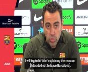 Xavi agreed to remain as head coach of Barcelona after saying in January he&#39;d leave at the end of the season