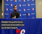 76ers&#39; Ben Simmons recently put out a statement regarding the death of George Floyd.