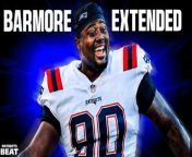 Don&#39;t miss the latest episode of Patriots Beat, where Alex Barth from 98.5 The Sports Hub and Brian Hines of Pat’s Pulpit react to the extension of Christian Barmore and answer mailbag questions!&#60;br/&#62;&#60;br/&#62;Get in on the excitement with PrizePicks, America’s No. 1 Fantasy Sports App, where you can turn your hoops knowledge into serious cash. Download the app today and use code CLNS for a first deposit match up to &#36;100! Pick more. Pick less. It’s that Easy! Football season may be over, but the action on the floor is heating up. Whether it’s Tournament Season or the fight for playoff homecourt, there’s no shortage of high stakes basketball moments this time of year. Quick withdrawals, easy gameplay and an enormous selection of players and stat types are what make PrizePicks the #1 daily fantasy sports app! Go to https://PrizePicks.com/CLNS&#60;br/&#62;&#60;br/&#62;Take the guesswork out of buying NBA tickets with Gametime. Download the Gametime app, create an account, and use code CLNS for &#36;20 off your first purchase. Download Gametime today. Last minute tickets. Lowest Price. Guaranteed. Terms apply.&#60;br/&#62;&#60;br/&#62;Visit https://Linkedin.com/BEAT to post your first job for free! LinkedIn Jobs helps you find the candidates you want to talk to, faster. Did you know every week, nearly 40 million job seekers visit LinkedIn.&#60;br/&#62;&#60;br/&#62;#Patriots #NFL #NewEnglandPatriots