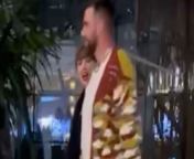 New footage of Taylor Swift and Travis Kelce leaving a charity gala together has emerged. &#60;br/&#62;&#60;br/&#62;A diner at Toca Madera, Las Vegas, US, was shocked when they spotted the superstar singer and her NFL player boyfriend eating there on Saturday 27 April. &#60;br/&#62;&#60;br/&#62;The couple had been seen together at Patrick Mahomes&#39; charity gala earlier in the evening - before Kelce was spotted at a nightclub party with Norwegian DJ Kygo.&#60;br/&#62;&#60;br/&#62;The new video appears to answer speculation as to whether Taylor had been in his company after the gala.&#60;br/&#62;&#60;br/&#62;An onlooker said: &#92;