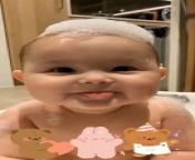 Cute baby bath #cute #cutebaby #bathing from desi cute nude bath and make video mp4 download file