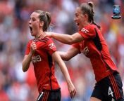 Ella Toone netted a stunning goal as Manchester United defeated Tottenham in the FA Cup final at Wembley.&#60;br/&#62;&#60;br/&#62;Marc Skinner&#39;s side entered the clash at Wembley looking to avenge their disappointment from last season&#39;s final where they suffered a 1-0 defeat at the hands of Emma Hayes&#39; Chelsea.&#60;br/&#62;&#60;br/&#62;But a strong run this season, including redemption in the form of a2-1 victory over the Blues in the semi-final, set up a blockbuster clash with Spurs at the national stadium.&#60;br/&#62;&#60;br/&#62;With the game seemingly set to go into the interval goalless, England star Toone effortlessly skipped past Eveliina Summanen before firing a strike from outside the penalty box.&#60;br/&#62;&#60;br/&#62;The shot sailed into the top corner on the goalkeeper&#39;s left-hand side and sparked wild celebrations from the United faithful among the 76,082 fans in attendance.&#60;br/&#62;&#60;br/&#62;Toone&#39;s wonder goal delighted United supporters on social media with one writing: &#39;The shift to creating the time and space for the shot is masterful. Ella at her best is like marking a trout.&#39;&#60;br/&#62;&#60;br/&#62;Another added: &#39;Wow wow wow what a strike @ellatoone99 take a bow. This lady knows how to deliver on the big stage.&#39; &#60;br/&#62;&#60;br/&#62;United turned on the style after the restart, with Rachel Williams doubling her side&#39;s lead on 54 minutes.&#60;br/&#62;&#60;br/&#62;Lucia Garcia then added a second-half brace as United secured the first major honor in their history.