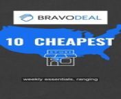 New data from BravoDeal has revealed the grocery stores with the cheapest weekly essentials.