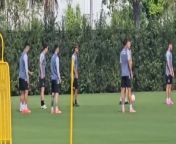 Watch: Lionel Messi returns to Inter Miami training from ntraholic 17 the last training from ntraholic