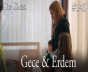 &#60;br/&#62;Gece &amp; Erdem #145&#60;br/&#62;&#60;br/&#62;Escaping from her past, Gece&#39;s new life begins after she tries to finish the old one. When she opens her eyes in the hospital, she turns this into an opportunity and makes the doctors believe that she has lost her memory.&#60;br/&#62;&#60;br/&#62;Erdem, a successful policeman, takes pity on this poor unidentified girl and offers her to stay at his house with his family until she remembers who she is. At night, although she does not want to go to the house of a man she does not know, she accepts this offer to escape from her past, which is coming after her, and suddenly finds herself in a house with 3 children.&#60;br/&#62;&#60;br/&#62;CAST: Hazal Kaya,Buğra Gülsoy, Ozan Dolunay, Selen Öztürk, Bülent Şakrak, Nezaket Erden, Berk Yaygın, Salih Demir Ural, Zeyno Asya Orçin, Emir Kaan Özkan&#60;br/&#62;&#60;br/&#62;CREDITS&#60;br/&#62;PRODUCTION: MEDYAPIM&#60;br/&#62;PRODUCER: FATIH AKSOY&#60;br/&#62;DIRECTOR: ARDA SARIGUN&#60;br/&#62;SCREENPLAY ADAPTATION: ÖZGE ARAS