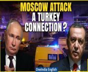 Reports are coming that the attackers behind the Moscow concert hall attack, which claimed 143 lives, briefly travelled to Turkey to renew their Russian residence permits. However, radicalization did not occur there. Russian President Putin refrains from directly attributing the attack to ISIS, instead suggesting a connection to Ukraine, a claim Kyiv denies. &#60;br/&#62; &#60;br/&#62;#Russia #Moscowattack #CrocusCityHall #RussiaUkrainewar #Turkey #Putinnews #VladimirPutin #Worldnews #Oneindia #Oneindianews &#60;br/&#62;~PR.152~ED.101~GR.125~HT.96~