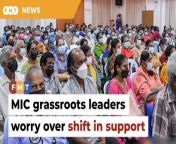 A leader from the Klang Valley says MIC has not been doing much work on the ground, while a Melaka leader says Indians are disappointed with the federal government.&#60;br/&#62;&#60;br/&#62;&#60;br/&#62;Read More: https://www.freemalaysiatoday.com/category/nation/2024/03/28/mic-grassroots-leaders-worry-about-shift-in-indian-support-to-pn/ &#60;br/&#62;&#60;br/&#62;Laporan Lanjut: https://www.freemalaysiatoday.com/category/bahasa/tempatan/2024/03/28/pemimpin-akar-umbi-mic-bimbang-kaum-india-beralih-sokong-pn/&#60;br/&#62;&#60;br/&#62;Free Malaysia Today is an independent, bi-lingual news portal with a focus on Malaysian current affairs.&#60;br/&#62;&#60;br/&#62;Subscribe to our channel - http://bit.ly/2Qo08ry&#60;br/&#62;------------------------------------------------------------------------------------------------------------------------------------------------------&#60;br/&#62;Check us out at https://www.freemalaysiatoday.com&#60;br/&#62;Follow FMT on Facebook: https://bit.ly/49JJoo5&#60;br/&#62;Follow FMT on Dailymotion: https://bit.ly/2WGITHM&#60;br/&#62;Follow FMT on X: https://bit.ly/48zARSW &#60;br/&#62;Follow FMT on Instagram: https://bit.ly/48Cq76h&#60;br/&#62;Follow FMT on TikTok : https://bit.ly/3uKuQFp&#60;br/&#62;Follow FMT Berita on TikTok: https://bit.ly/48vpnQG &#60;br/&#62;Follow FMT Telegram - https://bit.ly/42VyzMX&#60;br/&#62;Follow FMT LinkedIn - https://bit.ly/42YytEb&#60;br/&#62;Follow FMT Lifestyle on Instagram: https://bit.ly/42WrsUj&#60;br/&#62;Follow FMT on WhatsApp: https://bit.ly/49GMbxW &#60;br/&#62;------------------------------------------------------------------------------------------------------------------------------------------------------&#60;br/&#62;Download FMT News App:&#60;br/&#62;Google Play – http://bit.ly/2YSuV46&#60;br/&#62;App Store – https://apple.co/2HNH7gZ&#60;br/&#62;Huawei AppGallery - https://bit.ly/2D2OpNP&#60;br/&#62;&#60;br/&#62;#FMTNews #MIC #GrassrootLeaders #ShiftInSupport #PerikatanNasional