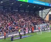WATCH the scenes at full time as 2,000 Portsmouth fans party with their heroes at Wycombe Wanderers and take a giant step towards the Championship at Adams Park.&#60;br/&#62;